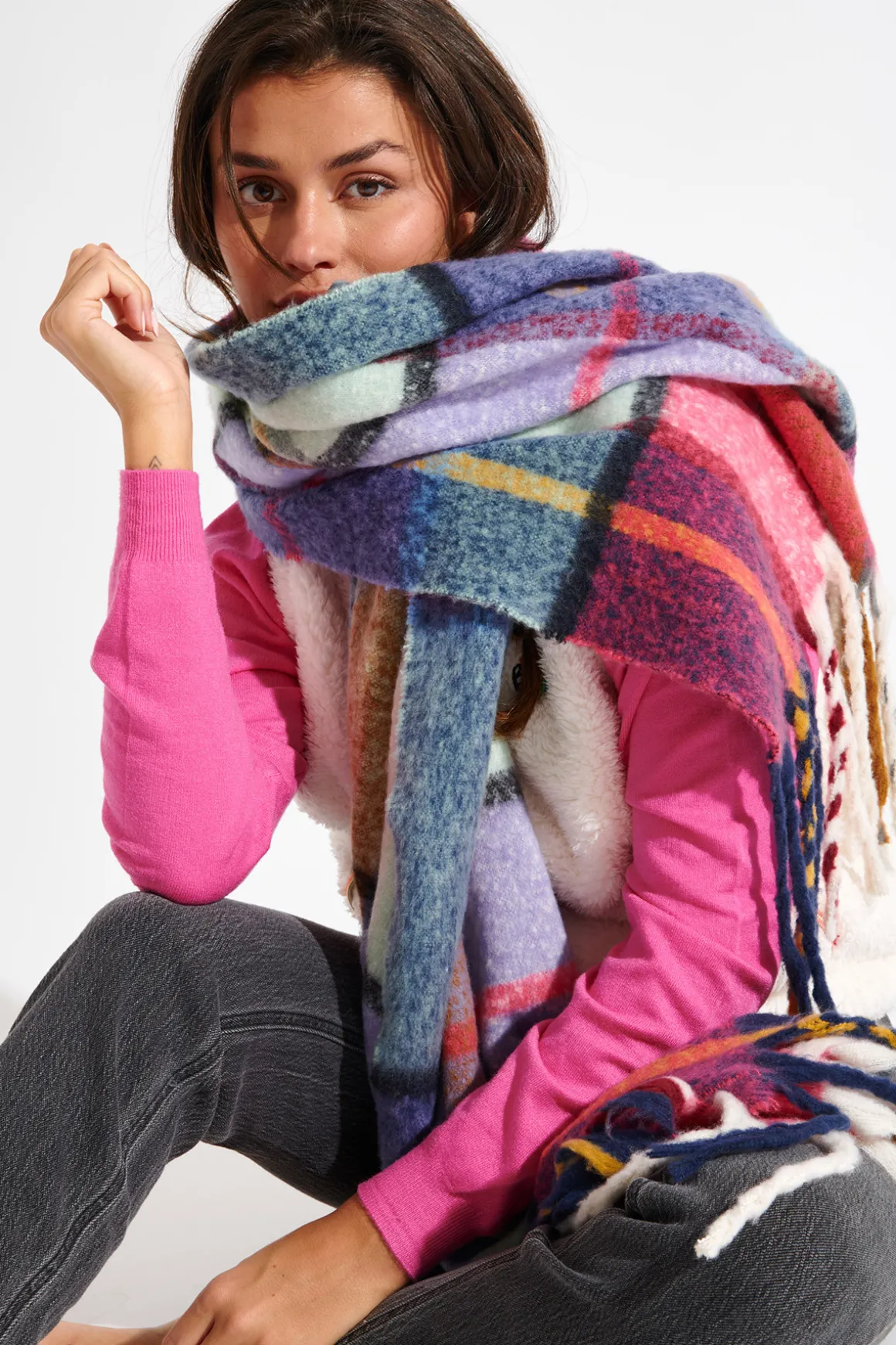 ACCESSOIRE TEXTILE Cyclamen OUKA BEAUMONT