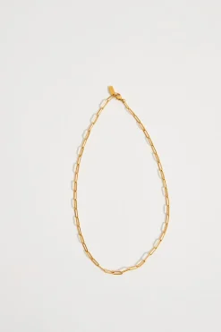 BIJOUX Or NECKLACE PAPERCLIP