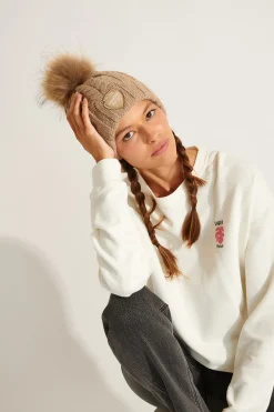 Bonnet Beige DOTTO LEMONWOOD