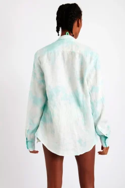 CHEMISE Tunique Beachwear bleu PAROO ARUTA S