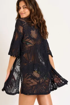 Kimono Noir MIRIHI COCOBEACH