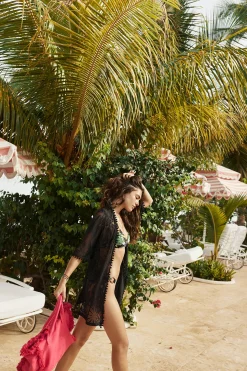 Kimono Noir MIRIHI COCOBEACH