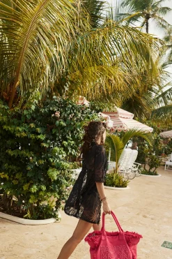 Kimono Noir MIRIHI COCOBEACH