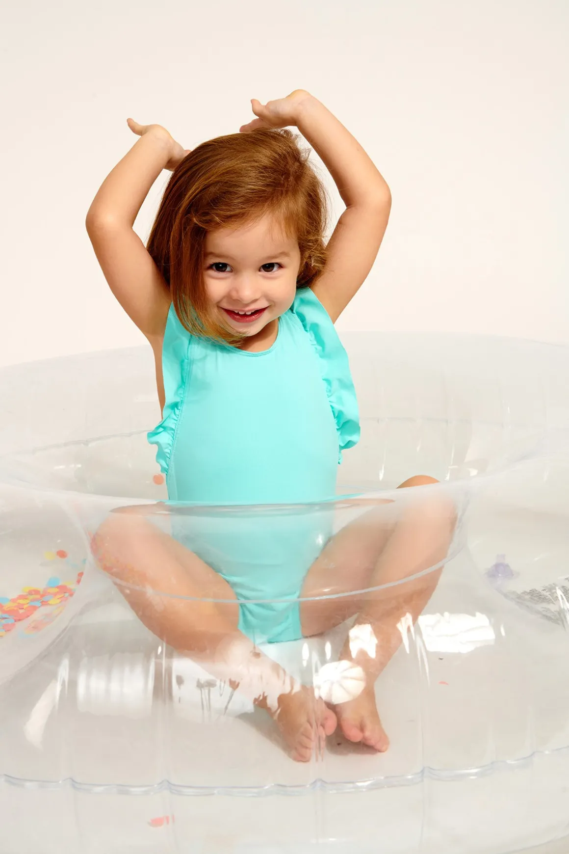 MAILLOT 1 PIECE Bleu B TUNES COLORSUN