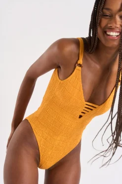 MAILLOT 1 PIECE Jaune MILLER HABANA