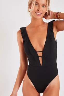 MAILLOT 1 PIECE Noir PAUINI REINA