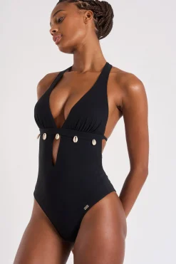MAILLOT 1 PIECE Noir SHELLINA BLACK