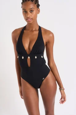 MAILLOT 1 PIECE Noir SHELLINA BLACK
