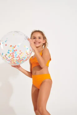 MAILLOT 1 PIECE Orange M ZIGZAG SPRING