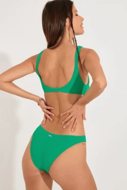 MAILLOT 1 PIECE Vert ROLLING SCRUNCHYMIX