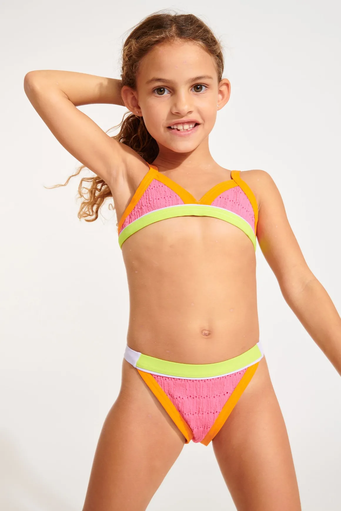 MAILLOT 2 PIECES Rose M JERRY HABANCOLOR