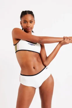 Maillot de bain 2 pièces écru Kenpo & Lapta Player