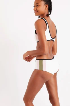 Maillot de bain 2 pièces écru Kenpo & Lapta Player