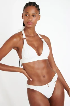 Maillot de bain 2 pièces ecru MAHO & DITA SANTAFE