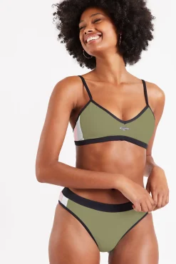 Maillot de bain 2 pièces kaki Jiao & Salsa Player