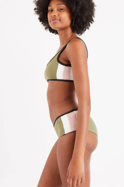 Maillot de bain 2 pièces kaki Kenpo & Lapta Player