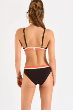 Maillot de bain 2 pièces marron DINO & LAKA MONTECITO