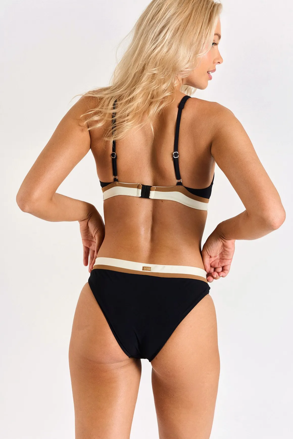 Maillot de bain 2 pièces noir DINO & LAKA MONTECITO