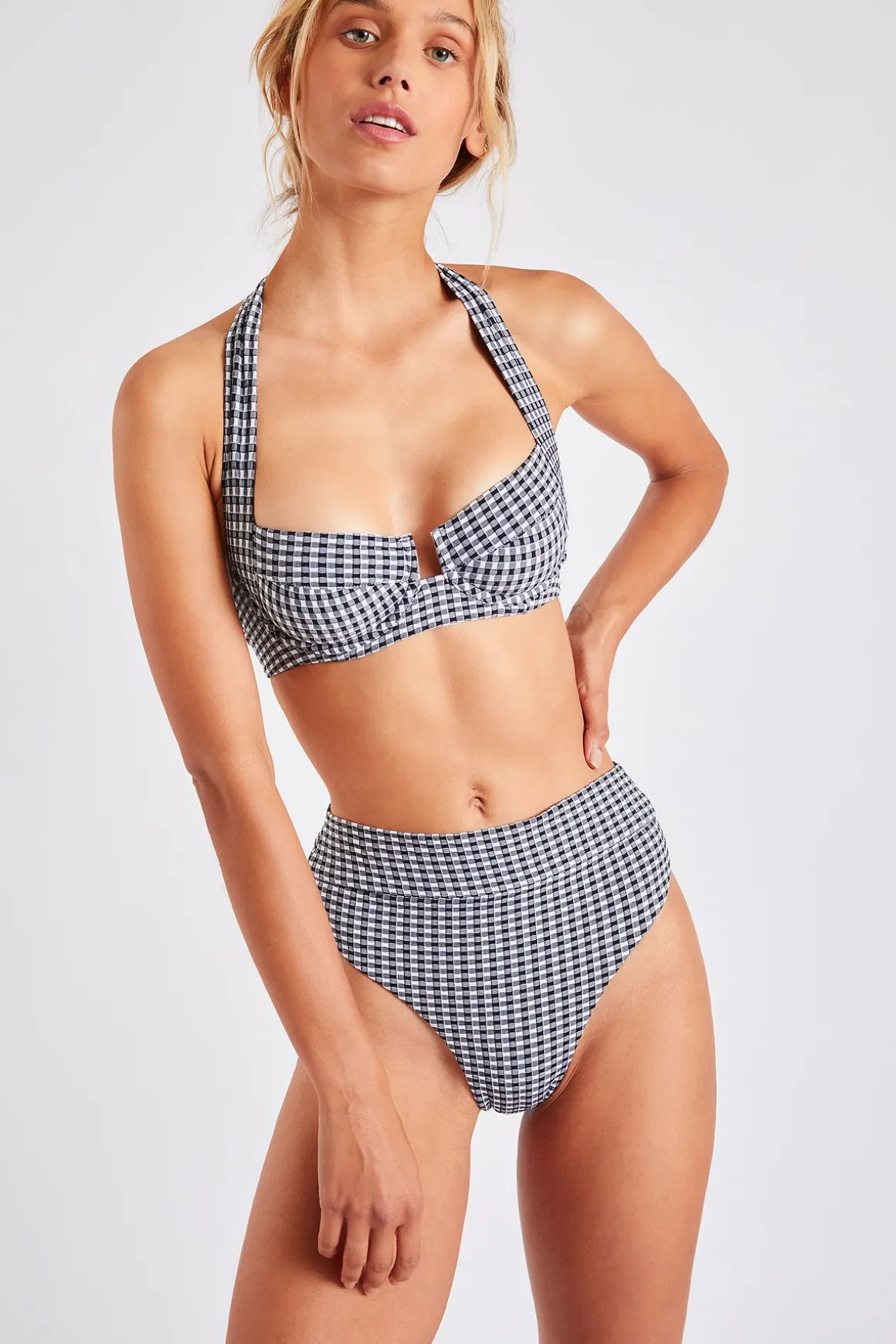 Maillot de bain 2 pièces noir Balco & Sandra Babydoll