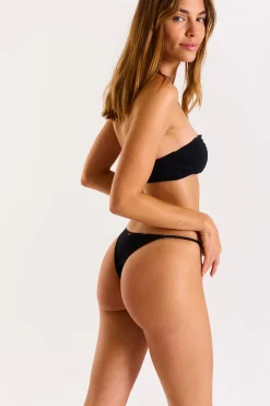 maillot de bain 2 pièces noir COOLIO & ZANA BLACKSAND