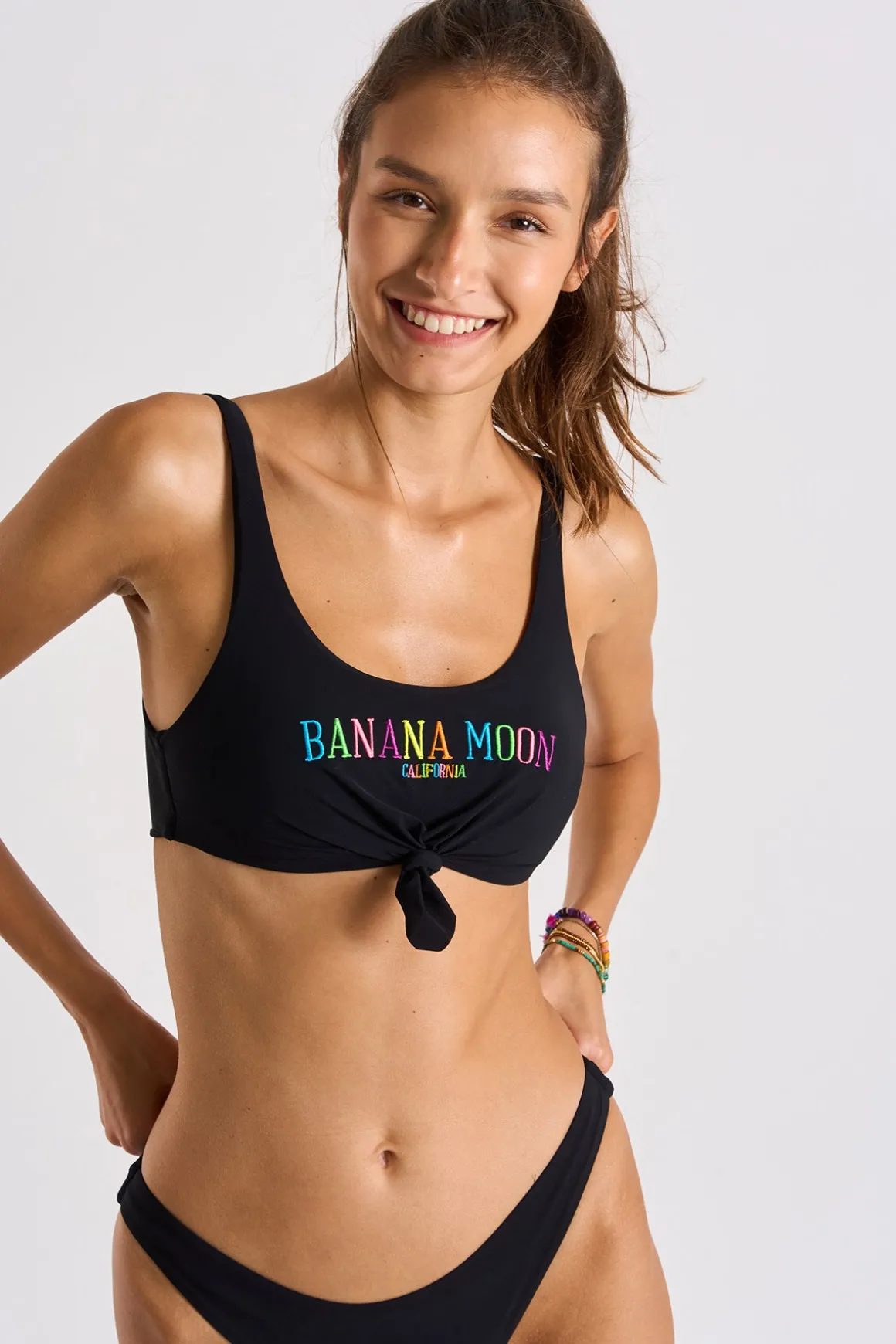 maillot de bain 2 pièces noir NOUO & NAIDA COLORMOON