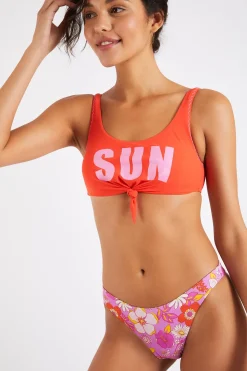 Maillot de bain 2 pièces orange Nouo & Naida Beachclub