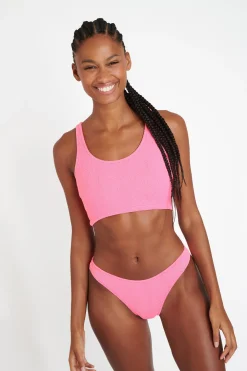 Maillot de bain 2 pièces pink TAINO & NAIDA SCRUNCHY
