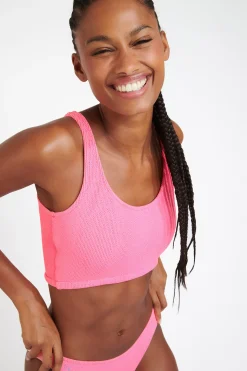 Maillot de bain 2 pièces pink TAINO & NAIDA SCRUNCHY