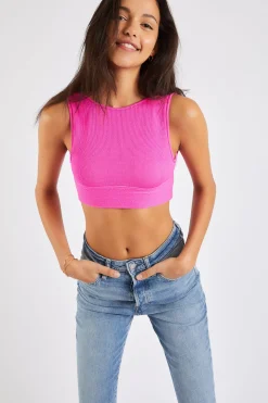 Maillot de bain 2 pièces rose Maleo & Naida Scrunchy