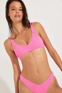 Maillot de bain 2 pièces rose PULCO & KAPEA HIBISCRUNCH