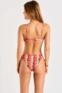 Maillot de bain 2 pièces rouge TOLKO & MIKTA SHELLBAY