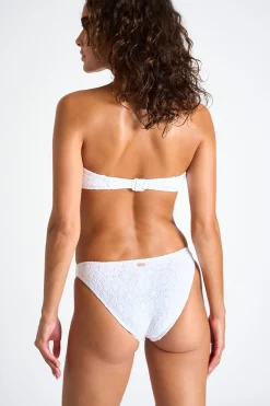 Maillot de bain bandeau blanc MYERO & ALERIA SUNLACE