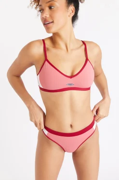 Maillot de bain deux pièces rose Jiao & Salsa Player