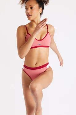 Maillot de bain deux pièces rose Jiao & Salsa Player