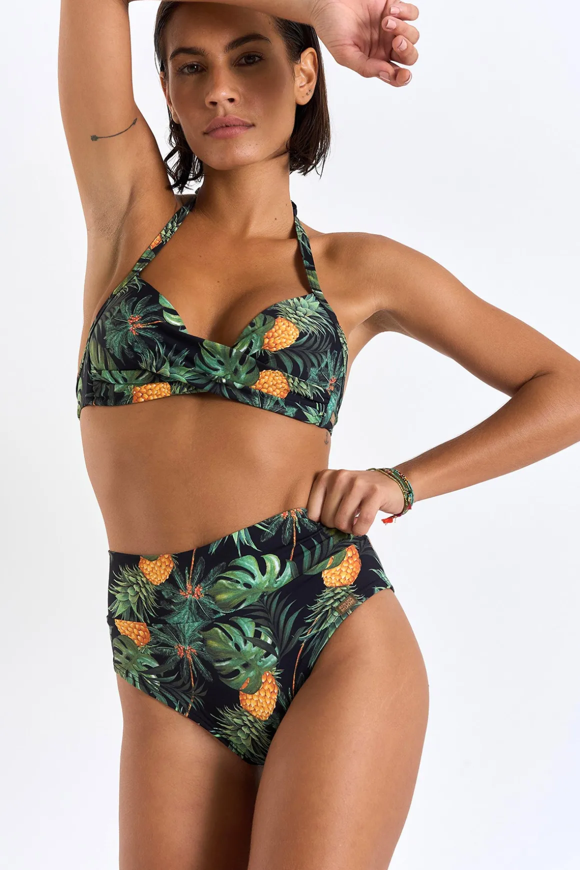 Maillot de bain imprimé tropical Eyro & Zappa Palmhills