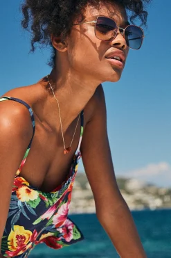 Mordoré Lunettes de soleil papillonnantes beiges - BM190P03