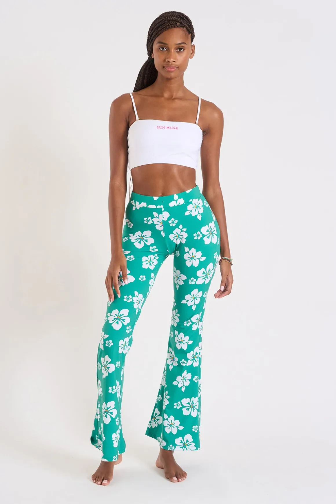 PANTALON BEACHWEAR Vert NOELO ISLANDGIRL
