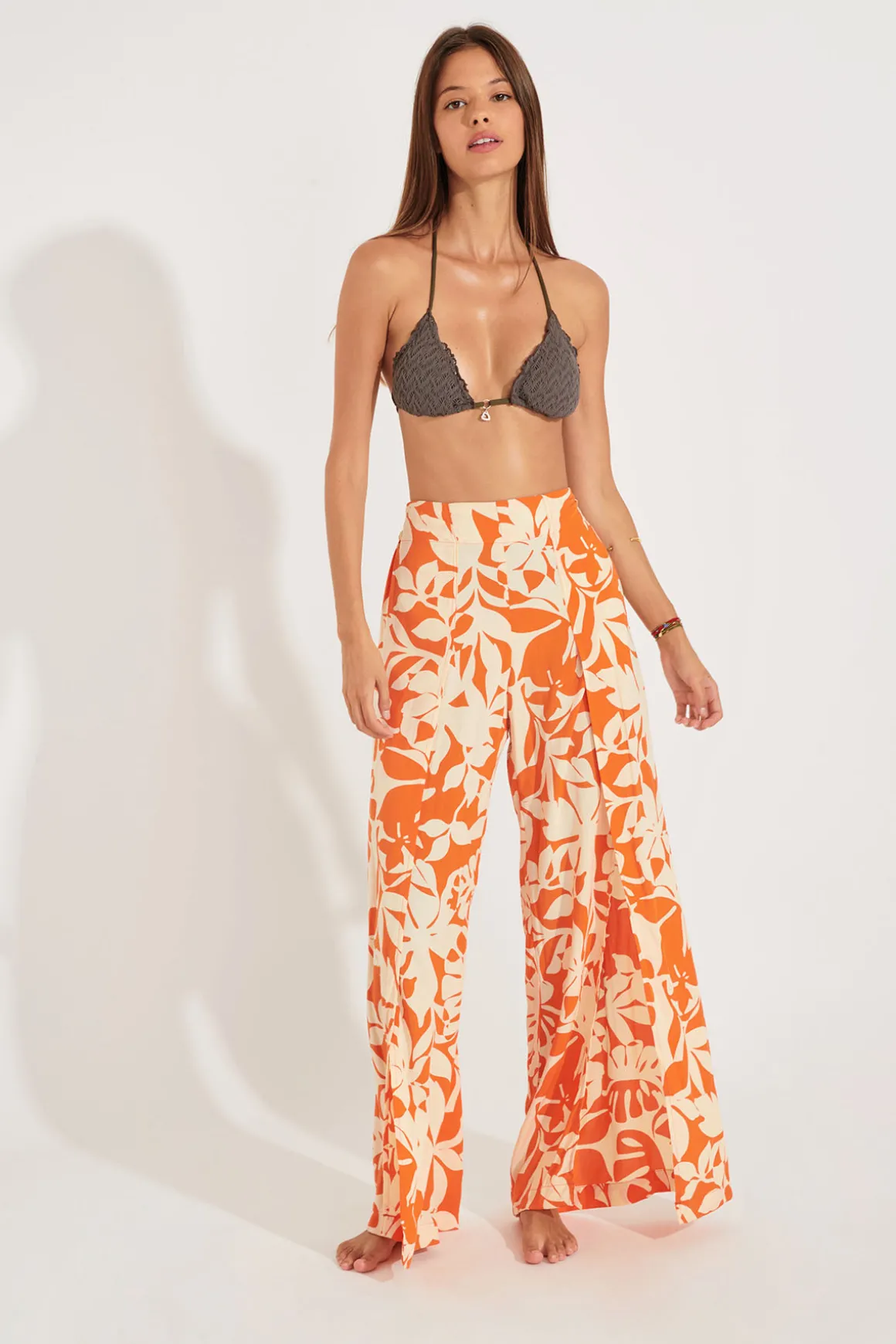PANTALON Orange STEFA SARONG