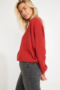 Pull Orange FLOWN FREELANCE