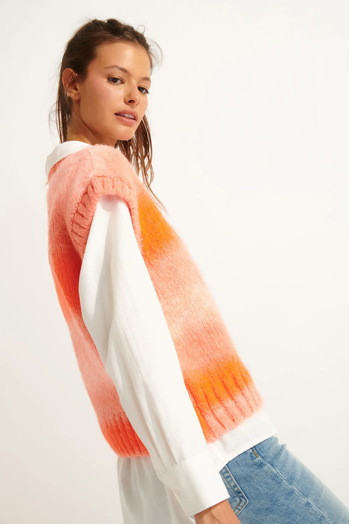 Pull Orange MENEO UTOPIA