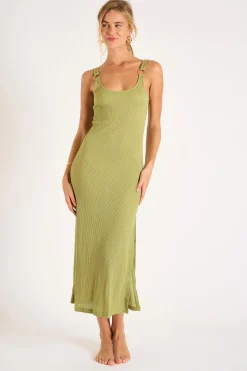 ROBE BEACHWEAR Cuivre AMIVA GOLDENRIB