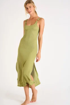 ROBE BEACHWEAR Cuivre AMIVA GOLDENRIB