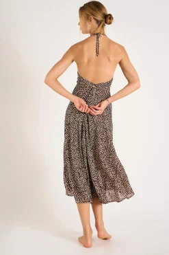 ROBE BEACHWEAR Marron OHARA MYMBAVOIL