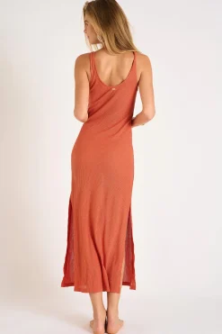 ROBE BEACHWEAR Orange AMIVA GOLDENRIB