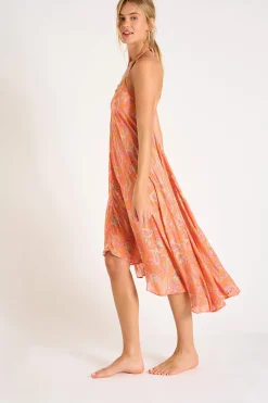 ROBE BEACHWEAR Orange OHARA ALAKURIVOIL