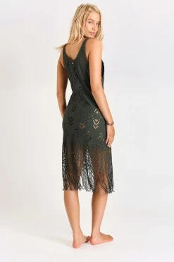 Robe de plage Kaki KINARA SOMERAND