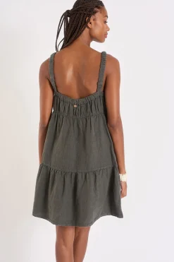 Robe de plage Kaki MAYLEEN HAWSTON
