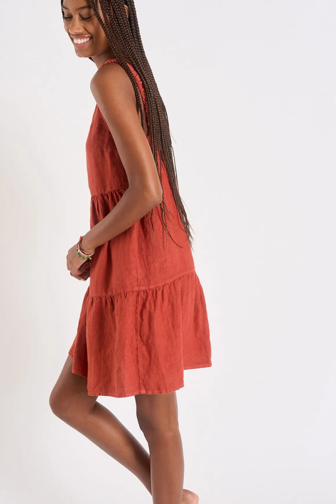 Robe de plage Marron MAYLEEN HAWSTON