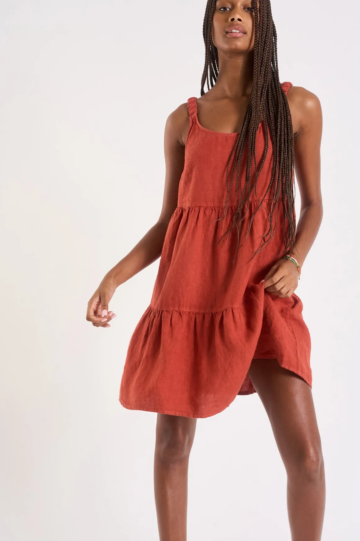 Robe de plage Marron MAYLEEN HAWSTON