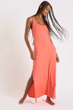 Robe de plage Orange PAULA ENOHA